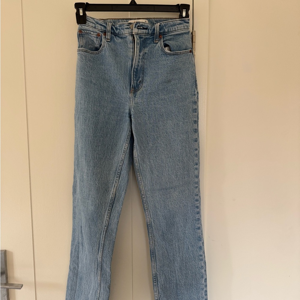Abercrombie & Fitch Light Blue Straight Leg Jeans